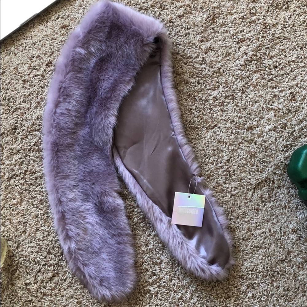 Missguided FAUX Fur Stole Scarf